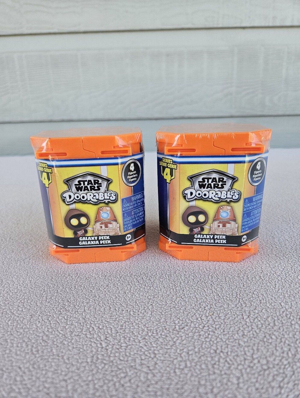 Star Wars Doorables Series 4 Galaxy Peek Set of 2 Orange Blind Box Mystery
